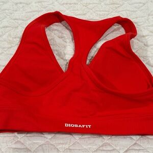 Women's Red Sports Bra